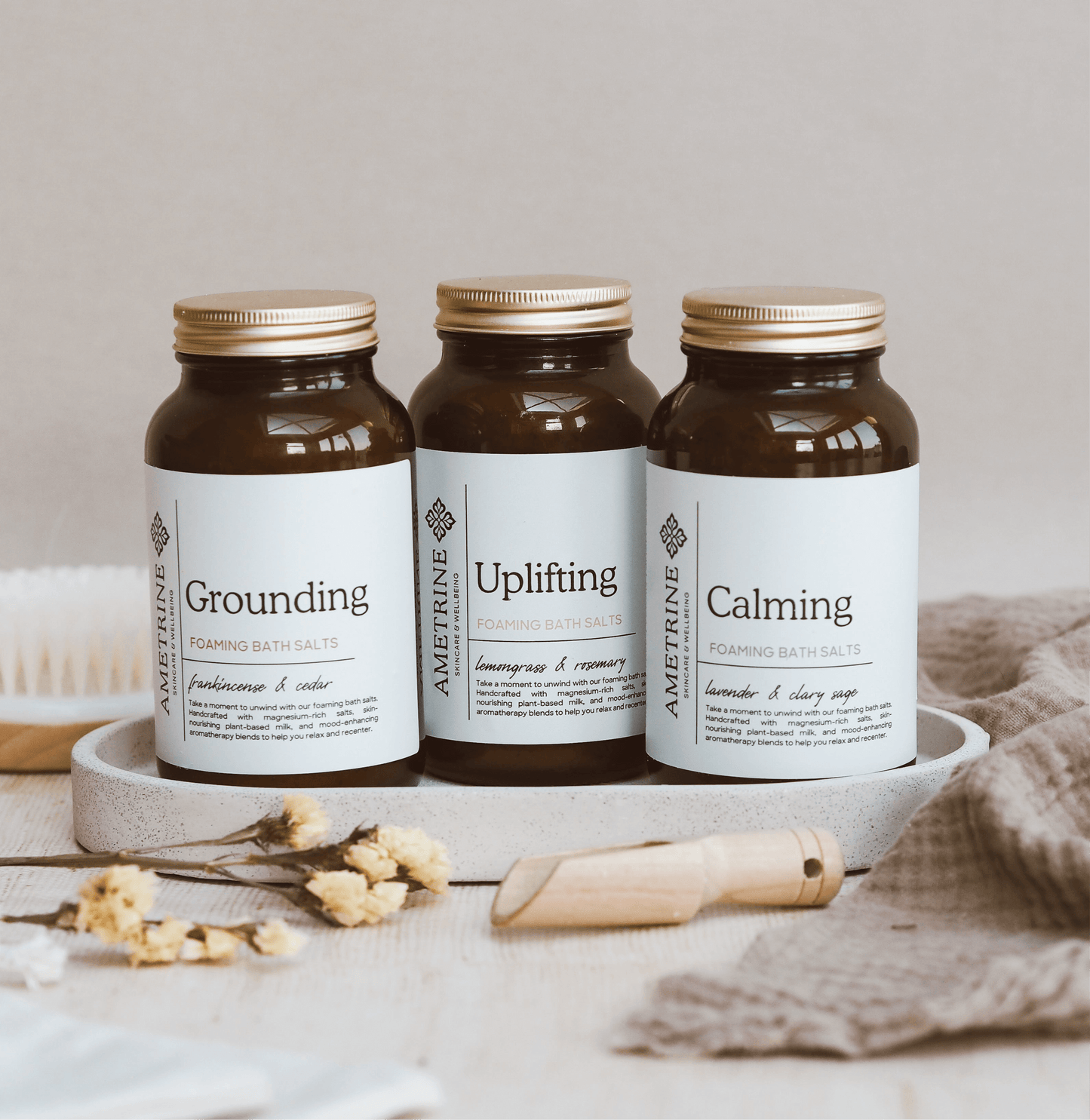 Uplifting Foaming Bath Salts