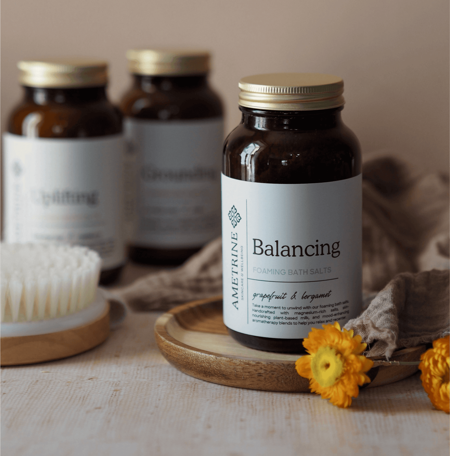 Balancing Foaming Bath Salts