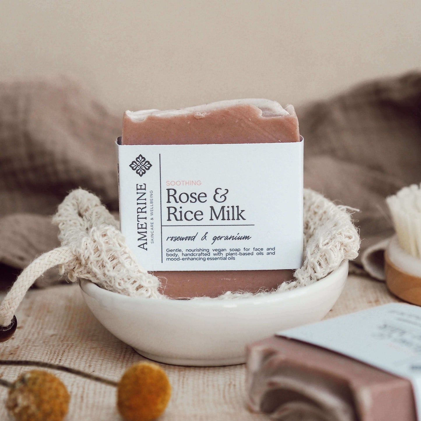 Soothing Rose & Rice Milk Soap