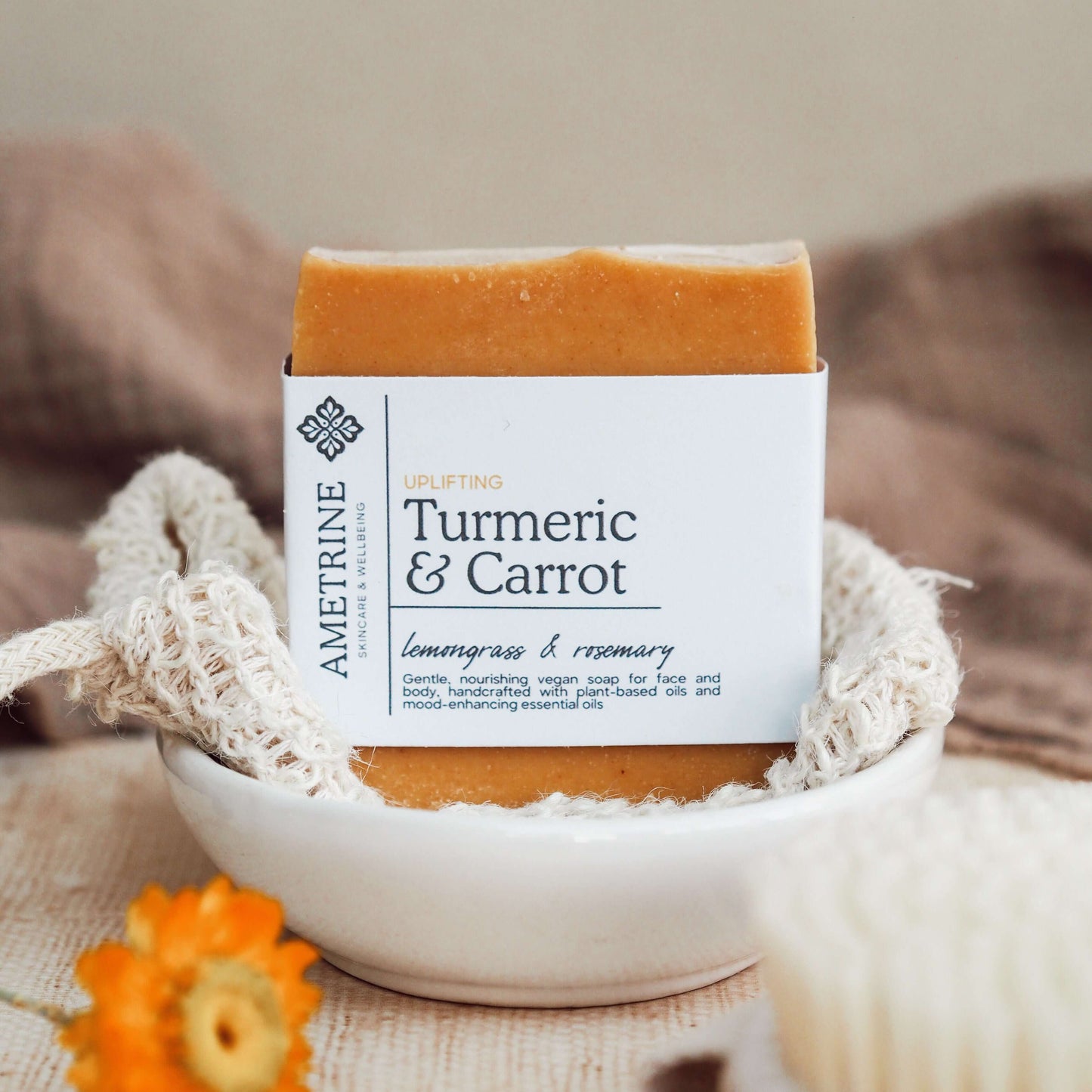 Uplifting Turmeric & Carrot Soap