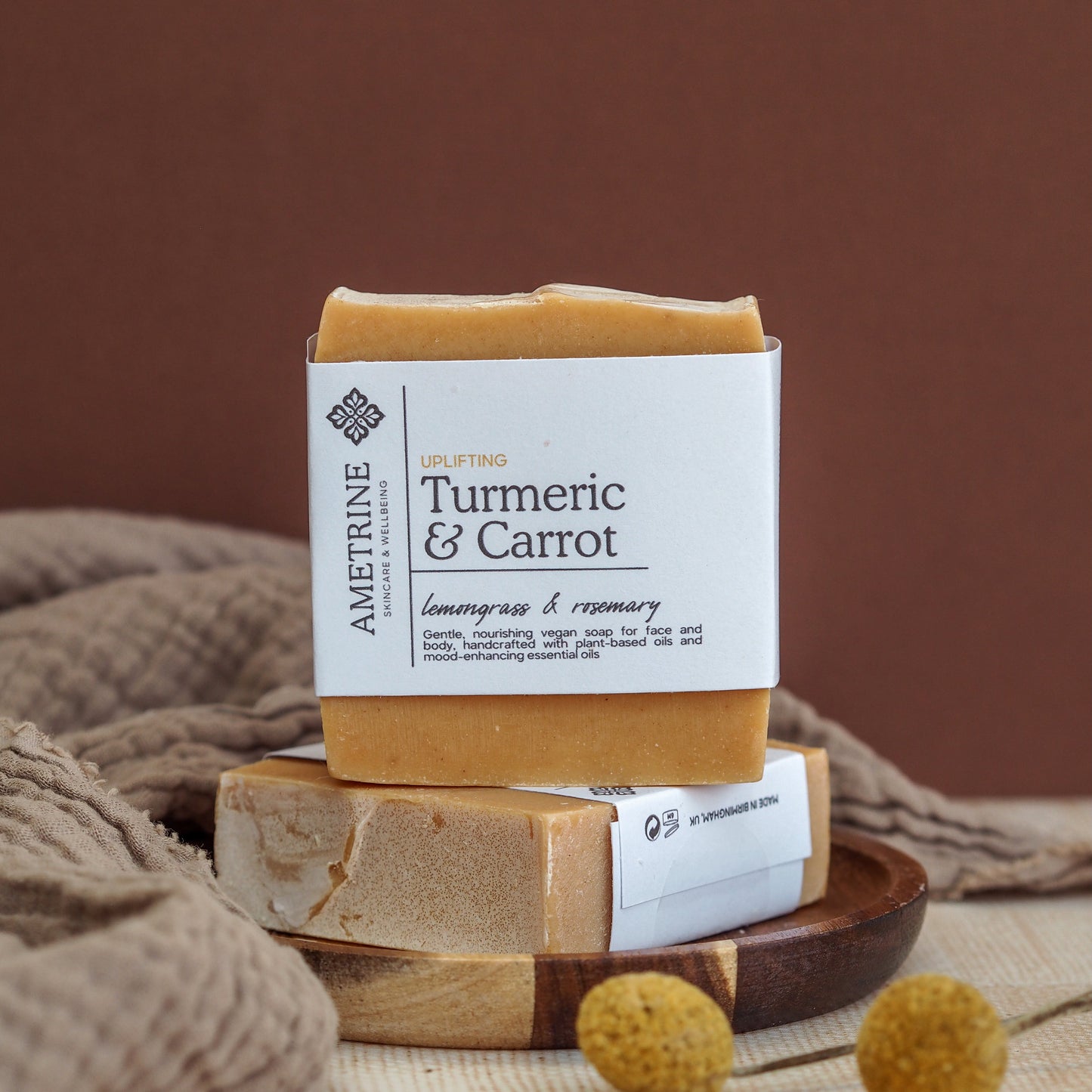 Uplifting Turmeric & Carrot Soap