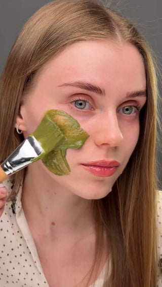 Ametrine Qasil and Matcha Mask powder, a traditional Somali skincare ingredient