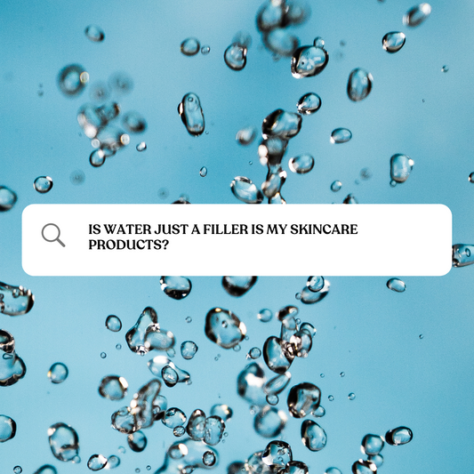 Is water just a filler in your skincare products?